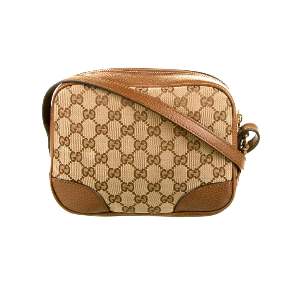 Gucci Monogram Canvas Crossbody Camera Bag